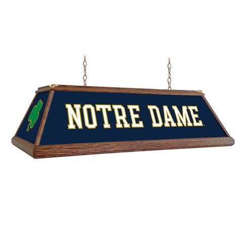 Notre Dame Fighting Irish: Premium Wood Pool Table Light - The Fan-Brand