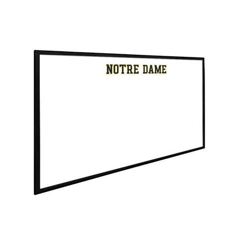 Notre Dame Fighting Irish: Wordmark - Framed Dry Erase Wall Sign - The Fan-Brand