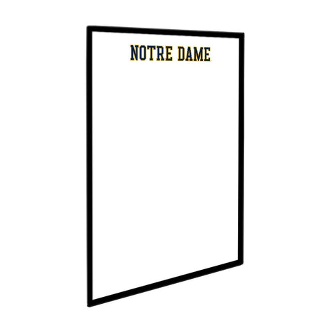 Notre Dame Fighting Irish: Wordmark - Framed Dry Erase Wall Sign - The Fan-Brand