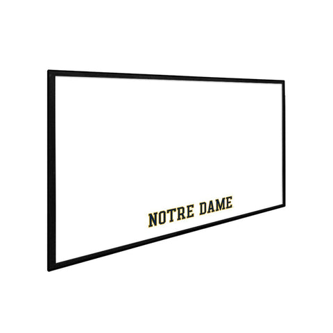 Notre Dame Fighting Irish: Wordmark - Framed Dry Erase Wall Sign - The Fan-Brand