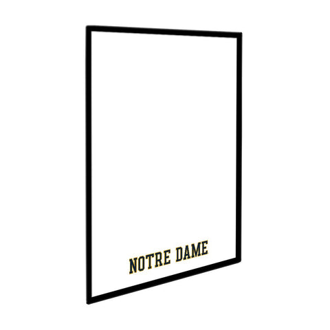 Notre Dame Fighting Irish: Wordmark - Framed Dry Erase Wall Sign - The Fan-Brand