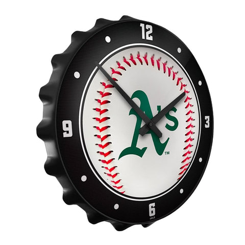 Oakland Athletics: Baseball - Bottle Cap Wall Clock - The Fan-Brand