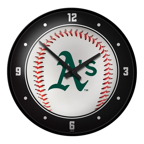 Oakland Athletics: Baseball - Modern Disc Wall Clock - The Fan-Brand