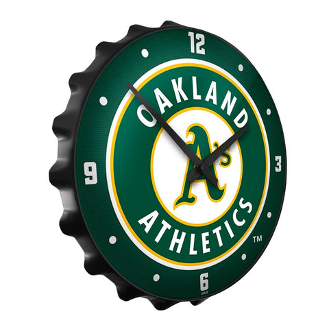 Oakland Athletics: Bottle Cap Wall Clock - The Fan-Brand