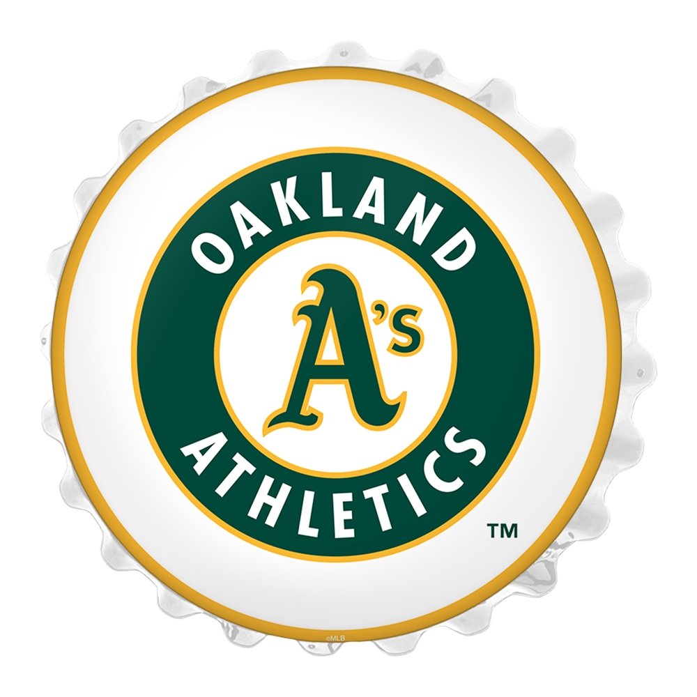 Oakland Athletics: Bottle Cap Wall Light - The Fan-Brand