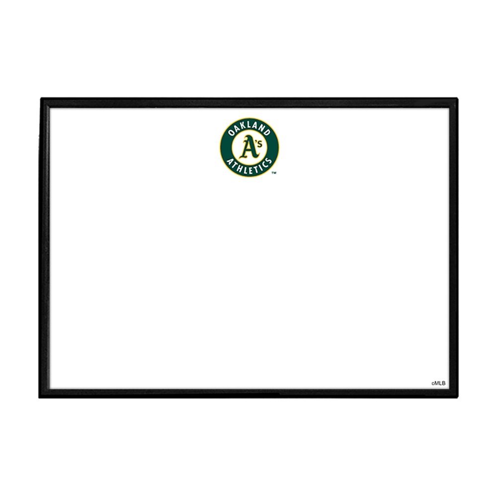 Oakland Athletics: Framed Dry Erase Wall Sign - The Fan-Brand