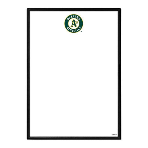 Oakland Athletics: Framed Dry Erase Wall Sign - The Fan-Brand