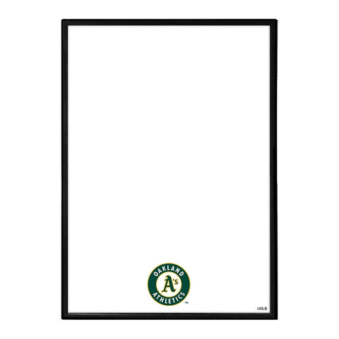 Oakland Athletics: Framed Dry Erase Wall Sign - The Fan-Brand