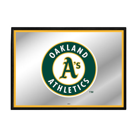 Oakland Athletics: Framed Mirrored Wall Sign - The Fan-Brand