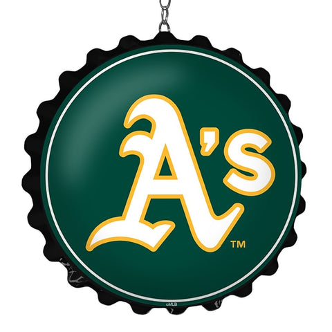 Oakland Athletics: Logo - Bottle Cap Dangler - The Fan-Brand