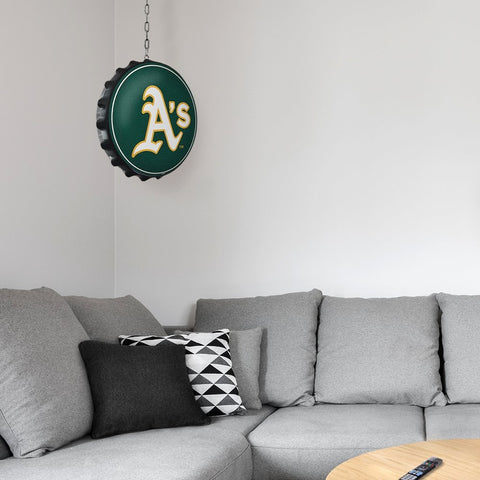 Oakland Athletics: Logo - Bottle Cap Dangler - The Fan-Brand