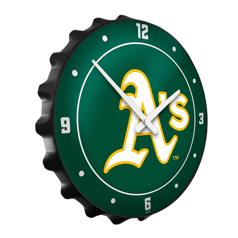 Oakland Athletics: Logo - Bottle Cap Wall Clock - The Fan-Brand