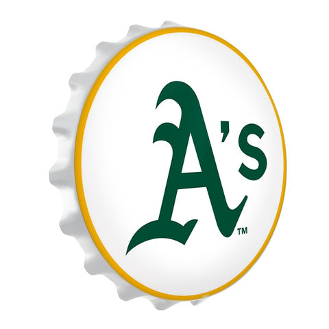 Oakland Athletics: Logo - Bottle Cap Wall Light - The Fan-Brand