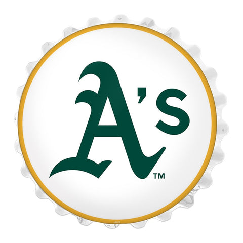 Oakland Athletics: Logo - Bottle Cap Wall Light - The Fan-Brand