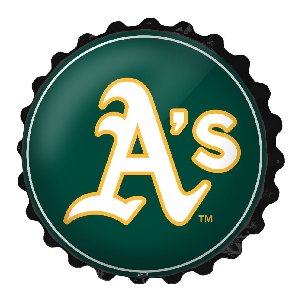 Oakland Athletics: Logo - Bottle Cap Wall Sign - The Fan-Brand