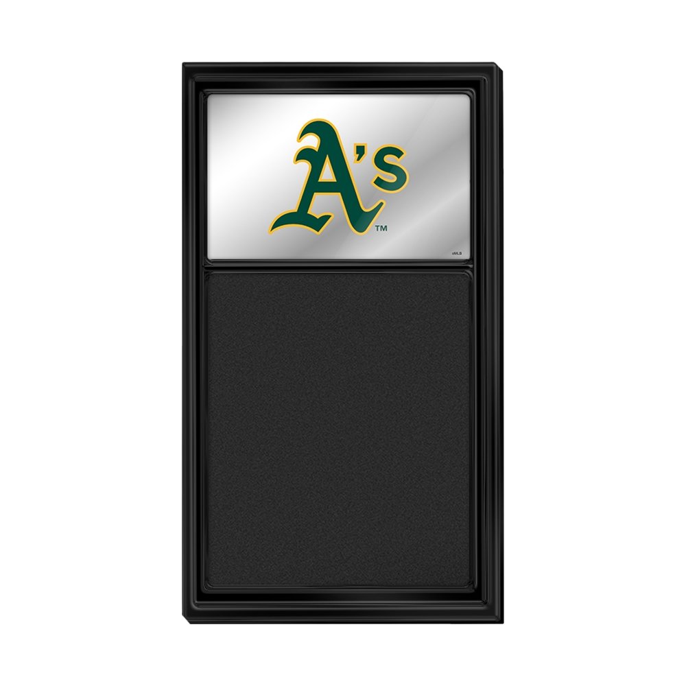 Oakland Athletics: Logo - Mirrored Chalk Note Board - The Fan-Brand