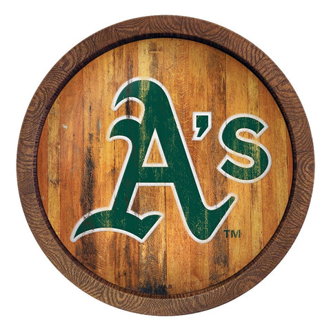 Oakland Athletics: Logo - Weathered 