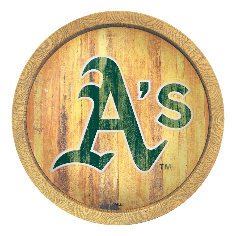 Oakland Athletics: Logo - Weathered 