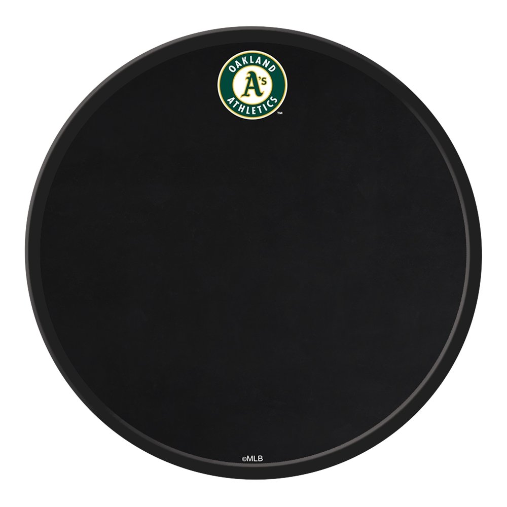 Oakland Athletics: Modern Disc Chalkboard - The Fan-Brand