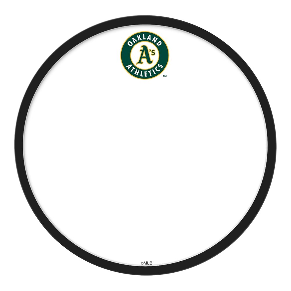 Oakland Athletics: Modern Disc Dry Erase Wall Sign - The Fan-Brand