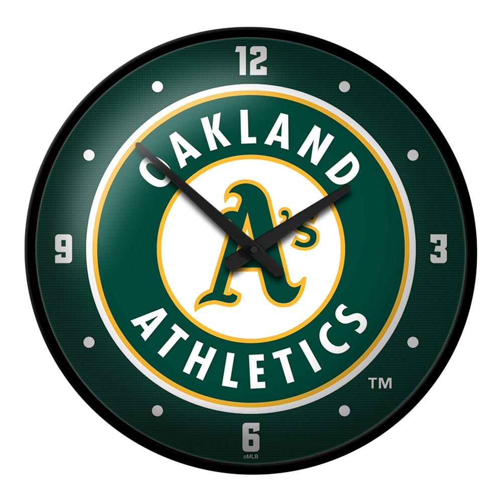 Oakland Athletics: Modern Disc Wall Clock - The Fan-Brand