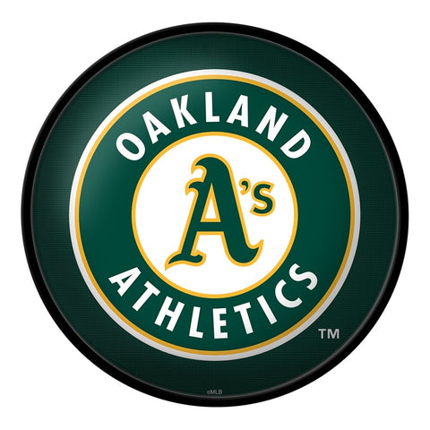 Oakland Athletics: Modern Disc Wall Sign - The Fan-Brand