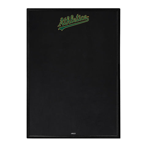 Oakland Athletics: Wordmark - Framed Chalkboard - The Fan-Brand