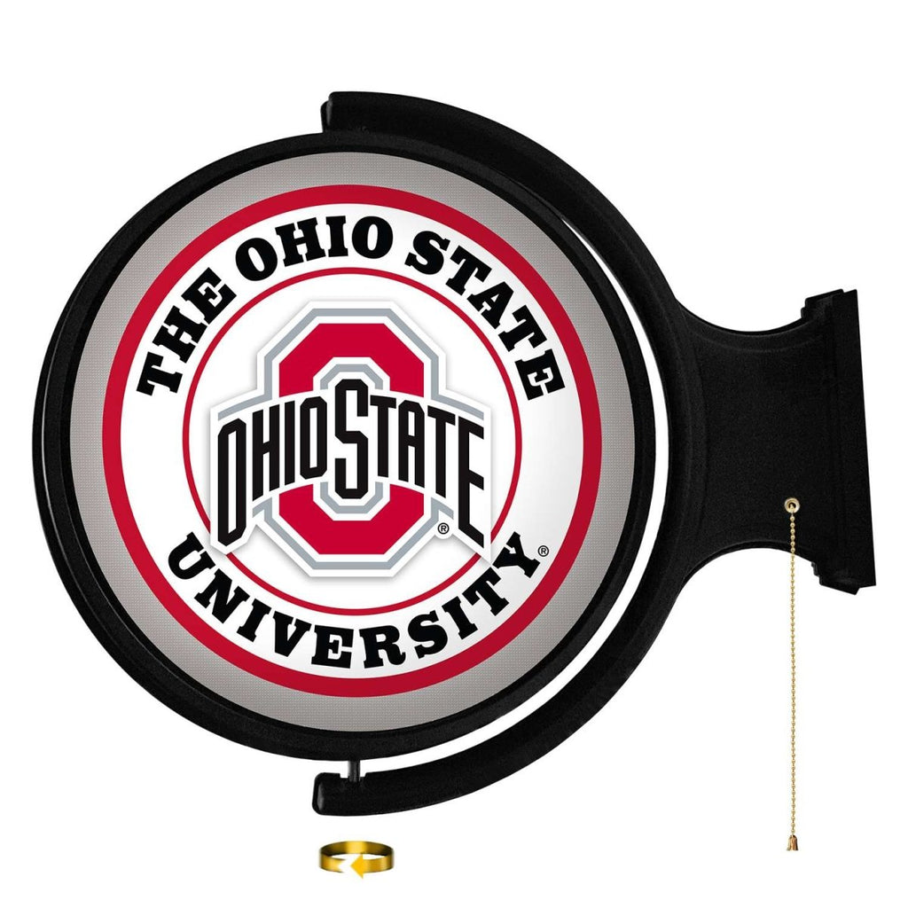 Cleveland Guardians: Original Round Rotating Lighted Wall Sign