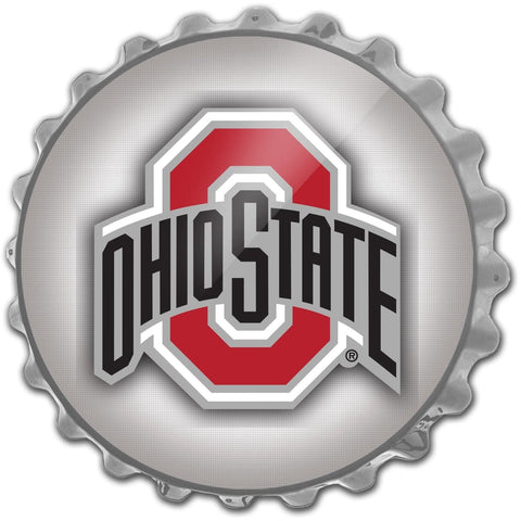 Ohio State Buckeyes: Bottle Cap Wall Sign - The Fan-Brand