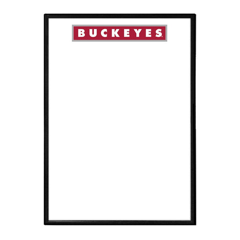 Ohio State Buckeyes: Framed Dry Erase Wall Sign - The Fan-Brand