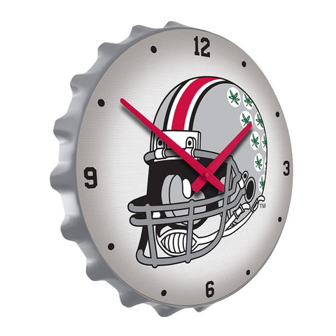 Ohio State Buckeyes: Helmet - Bottle Cap Wall Clock - The Fan-Brand