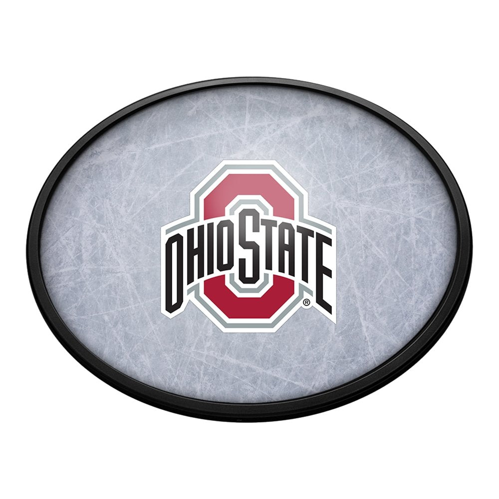 Ohio State Buckeyes Walnut Badge Reel, Magnet, Token - The Fine