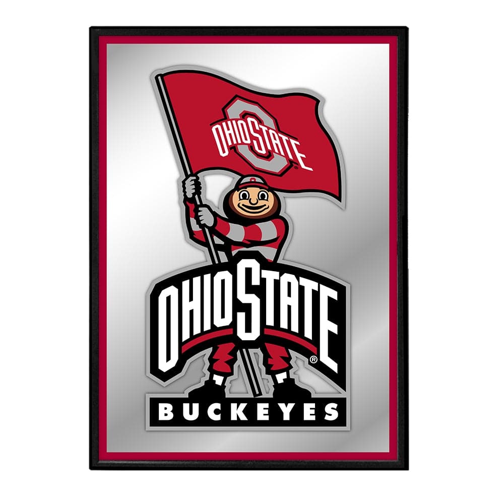 Ohio State Buckeyes: Mascot - Framed Mirrored Wall Sign - The Fan-Brand
