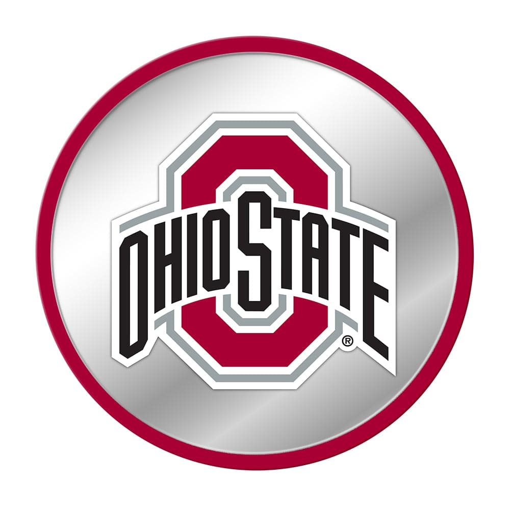 Ohio State Buckeyes: Modern Disc Mirrored Wall Sign - The Fan-Brand