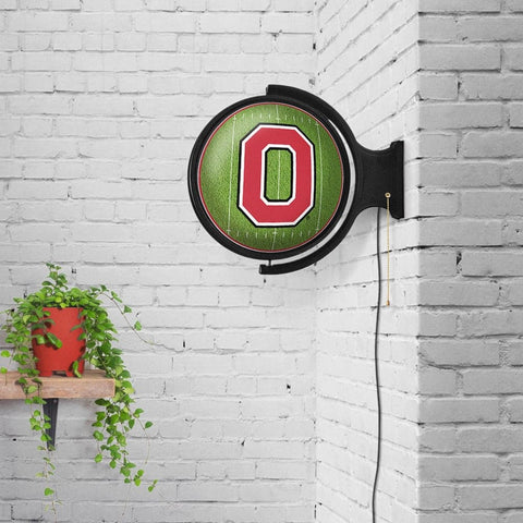 Ohio State Buckeyes: On the 50 - Rotating Lighted Wall Sign - The Fan-Brand