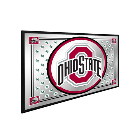 Ohio State Buckeyes: Team Spirit - Framed Mirrored Wall Sign - The Fan-Brand