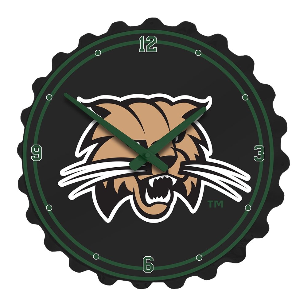 Ohio University Bobcats: Bobcat - Bottle Cap Wall Clock - The Fan-Brand