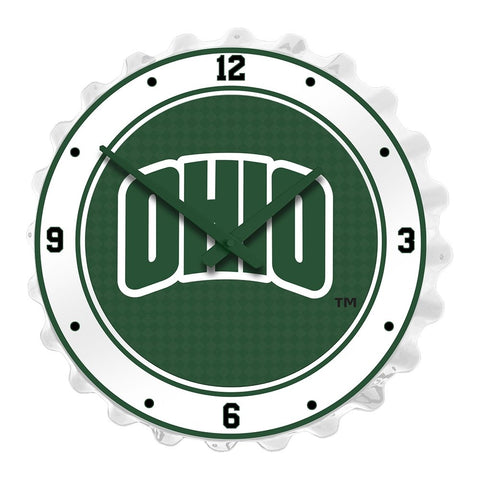 Ohio University Bobcats: OHIO - Bottle Cap Wall Clock - The Fan-Brand