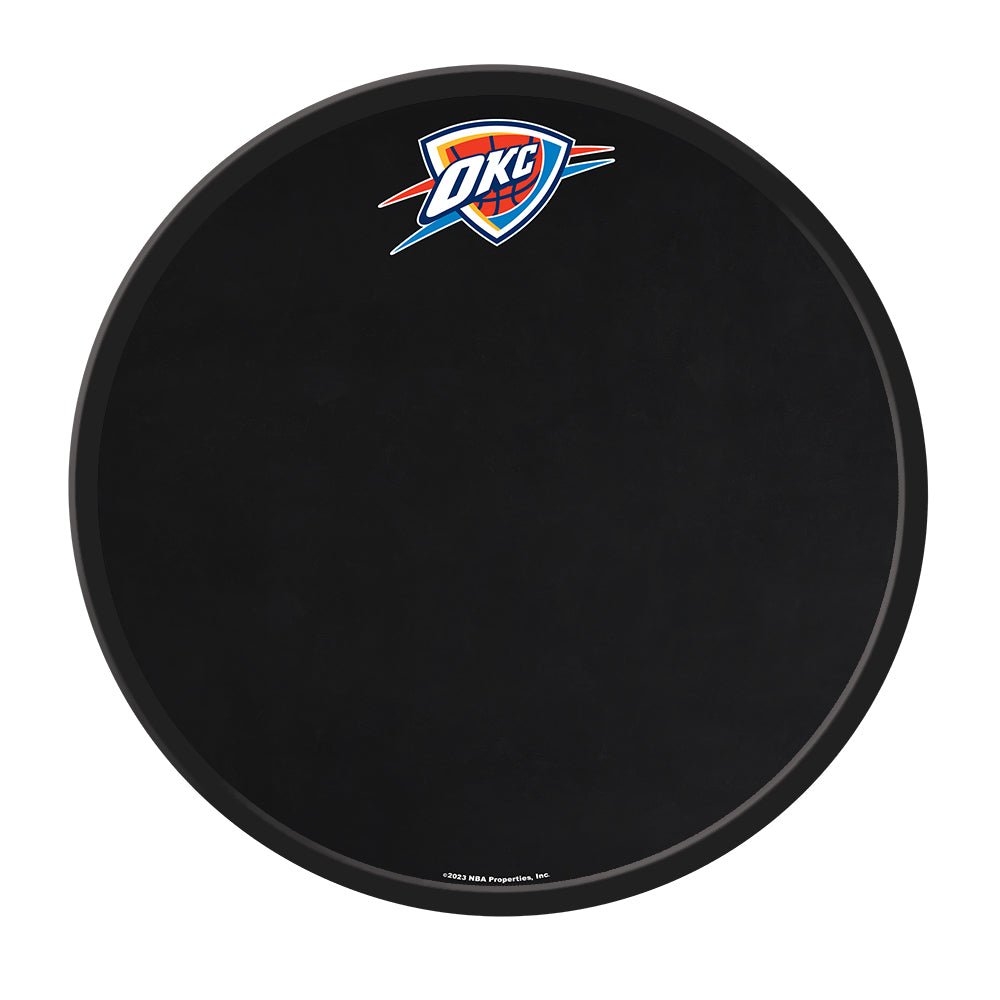 Oklahoma City Thunder: Modern Disc Chalkboard - The Fan-Brand