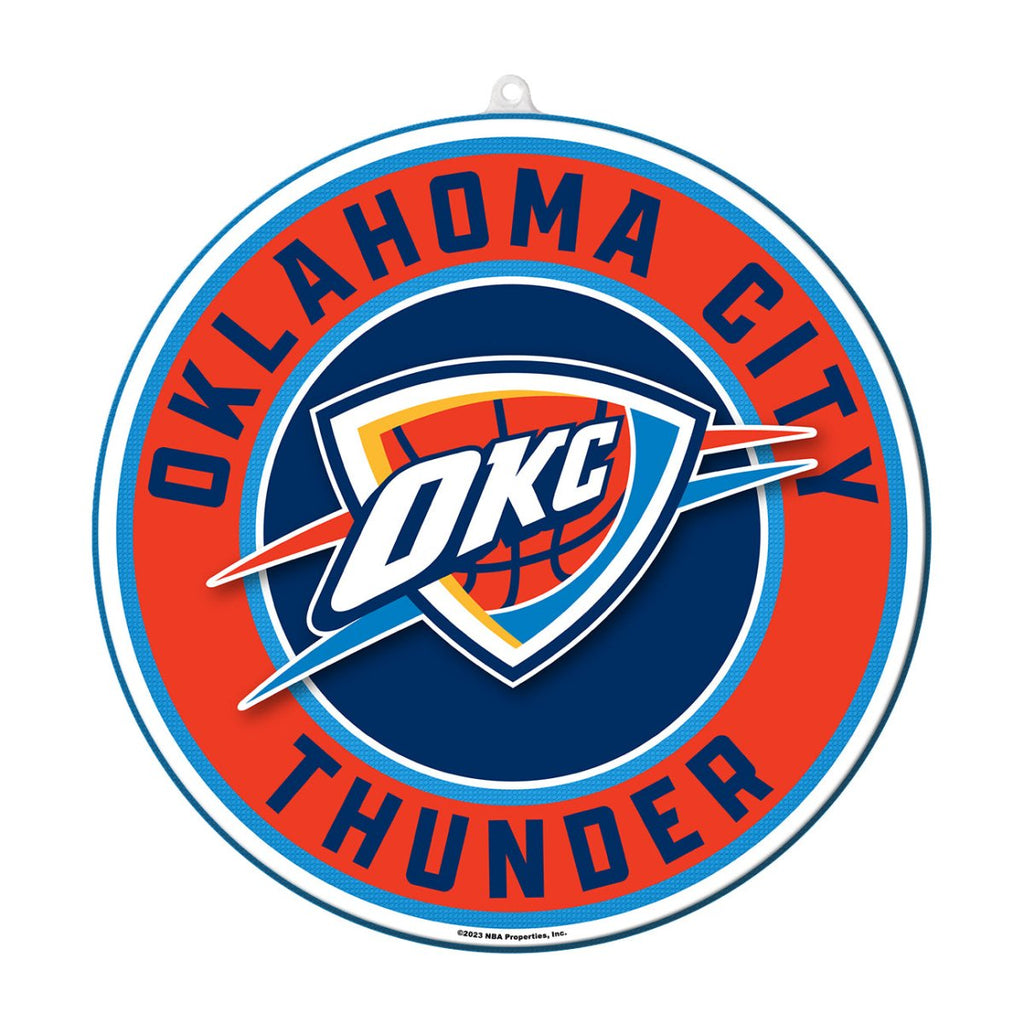 Oklahoma City Thunder: Sun Catcher Ornament 4- Pack - The Fan-Brand