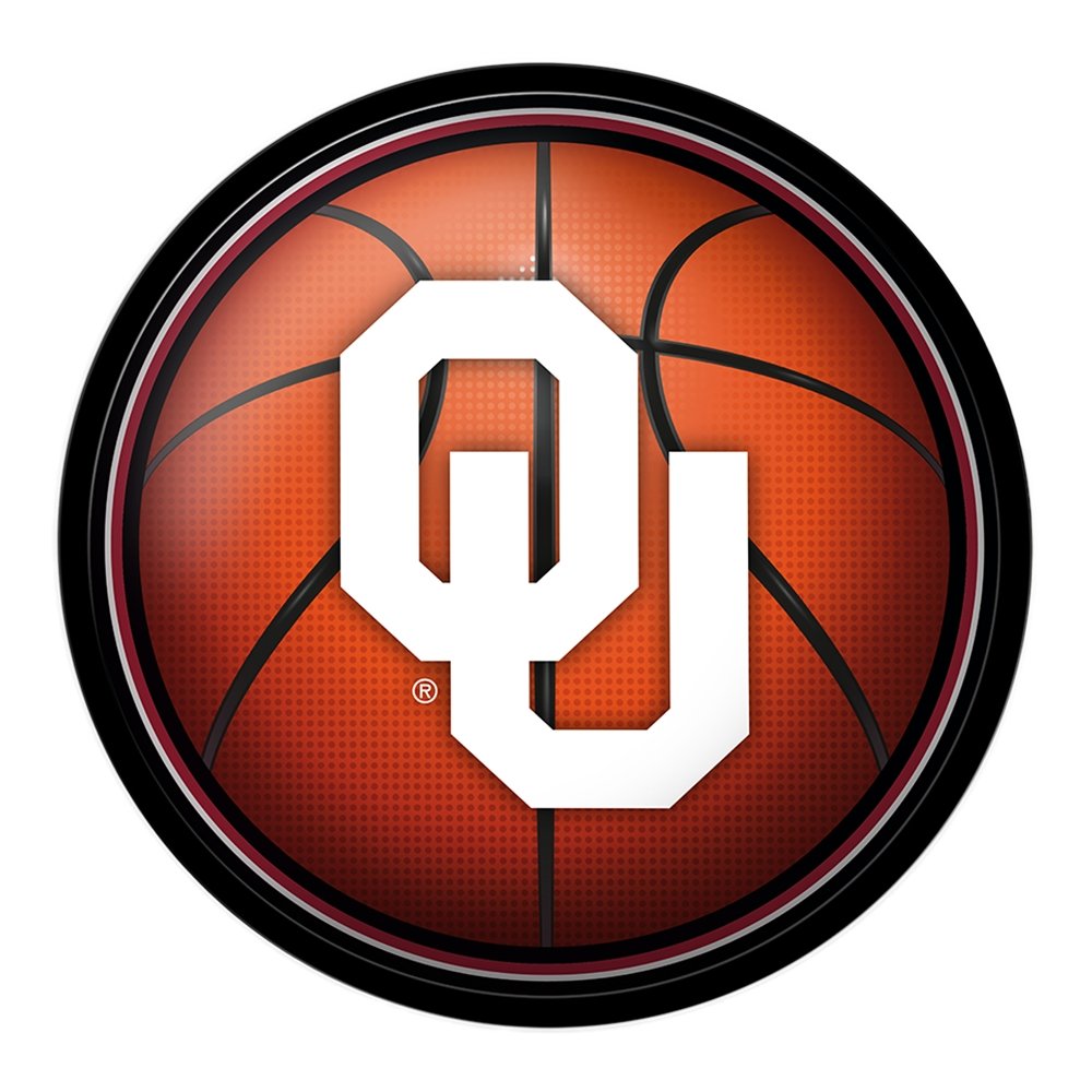 Oklahoma Sooners: Basketball - Modern Disc Wall Sign - The Fan-Brand