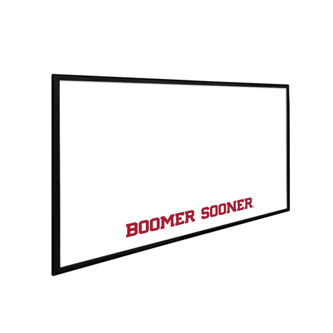 Oklahoma Sooners: Boomer Sooner - Framed Dry Erase Wall Sign - The Fan-Brand