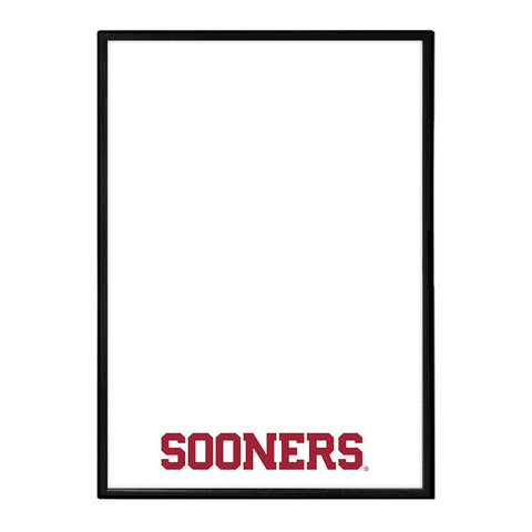 Oklahoma Sooners: Framed Dry Erase Wall Sign - The Fan-Brand