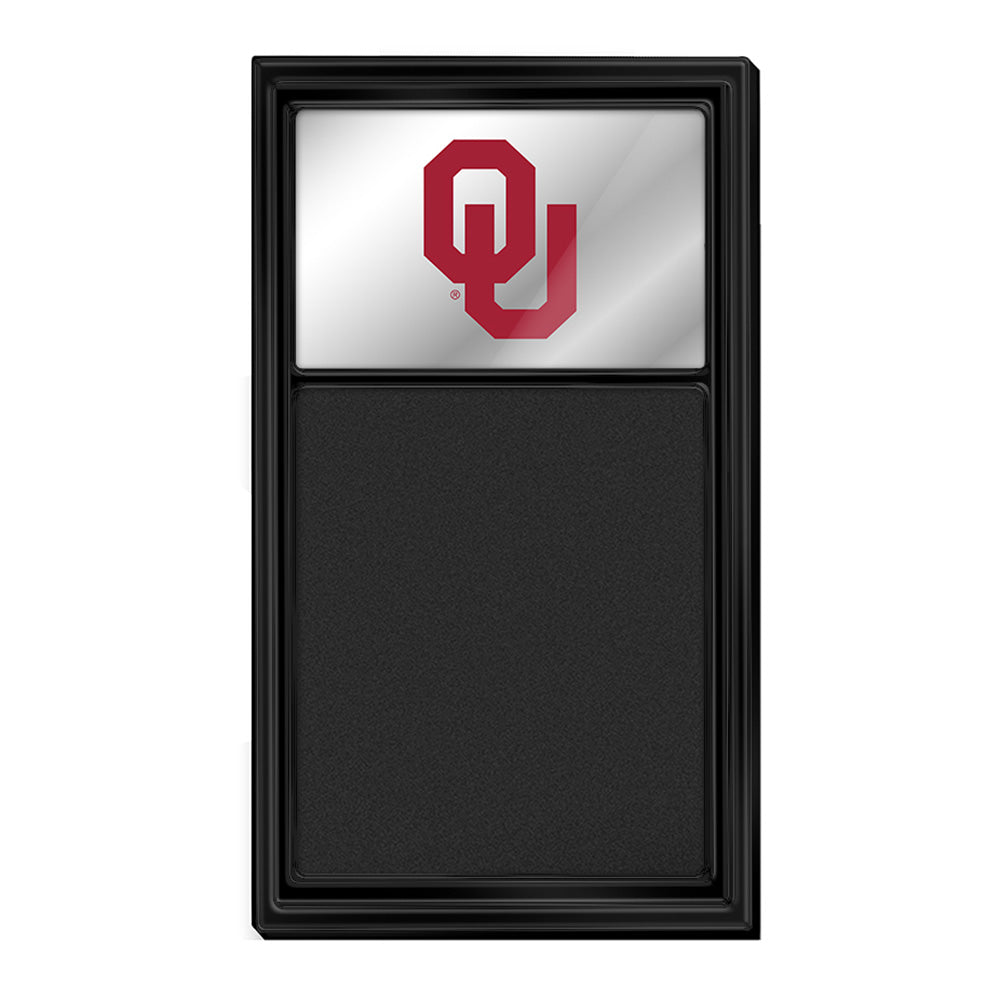 Oklahoma Sooners: Mirrored Chalk Note Board - The Fan-Brand