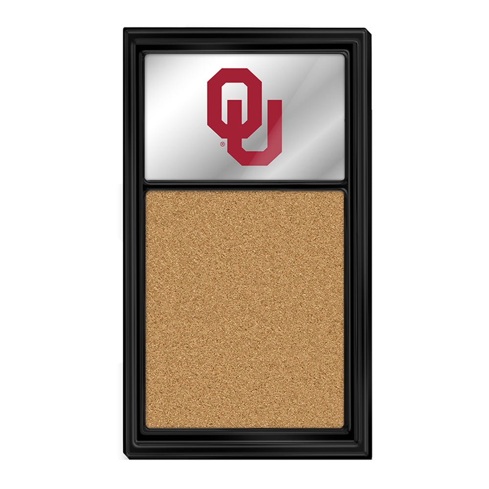 Oklahoma Sooners: Mirrored Cork Note Board - The Fan-Brand