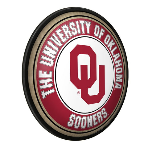 Oklahoma Sooners: Modern Disc Wall Sign - The Fan-Brand