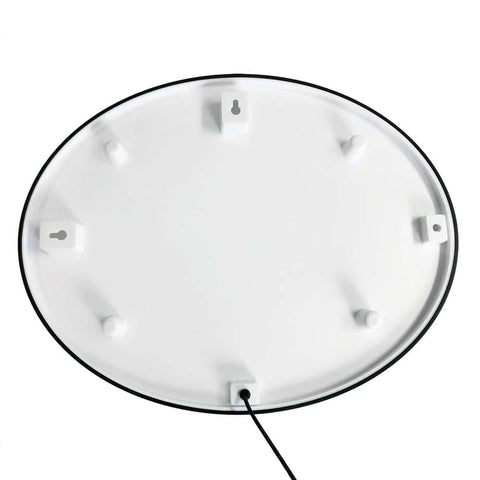 Oklahoma Sooners: On the 50 - Oval Slimline Lighted Wall Sign - The Fan-Brand