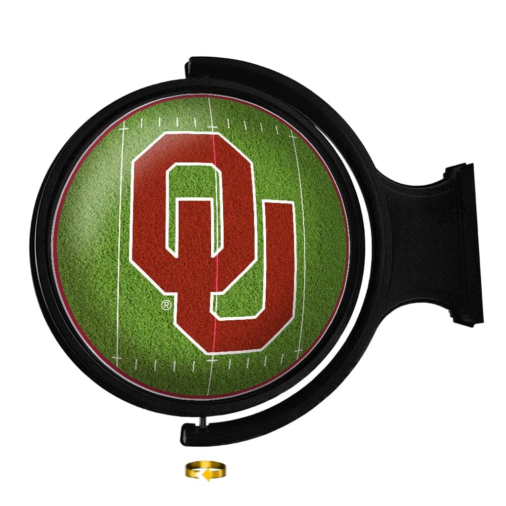 Oklahoma Sooners: On the 50 - Rotating Lighted Wall Sign - The Fan-Brand