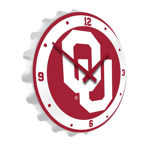 Oklahoma Sooners: OU - Bottle Cap Wall Clock - The Fan-Brand