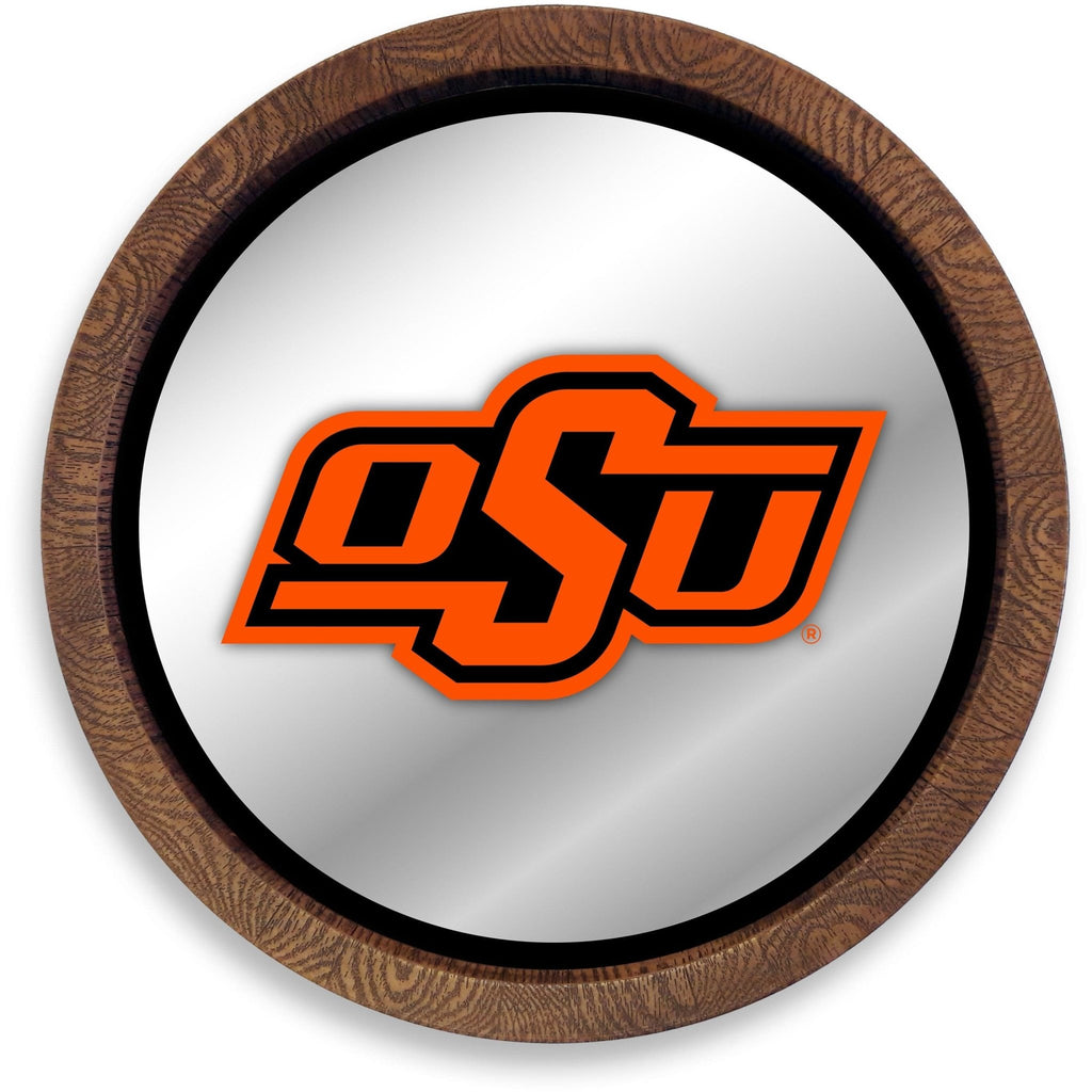 Oklahoma State Cowboys Game Day Orange Stripes Black Yoga Leggings